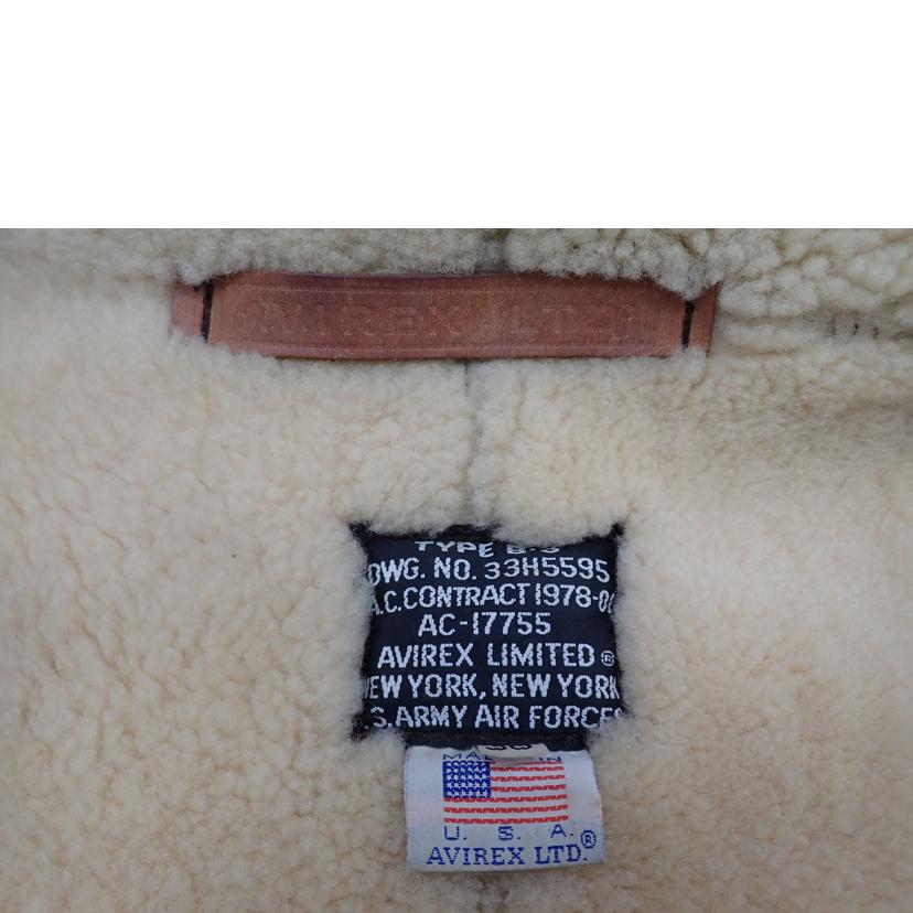 AVIREX アビレックス/★AVIREX　シープスキンムートン/33H5595//ｻｲｽﾞ:36/BCランク/62