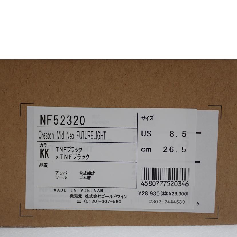 THE　NORTH　FACE ノースフェイス/THE　NORTH　FACE　Creston　Mid　Neo　FUTURELIGHT/NF52320//26.5cm/Aランク/62