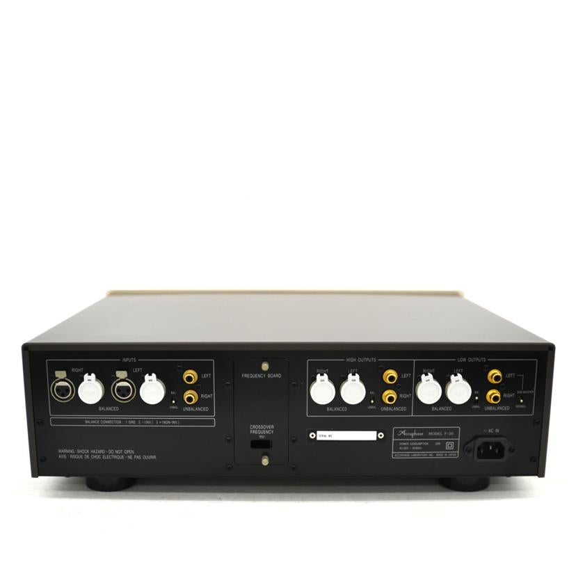 Accuphase アキュフェーズ/チャンネルデバイダー/F-20/Aランク/75【中古】 ACCUPHASE /家電・カメラ・AV機器｜WonderREX-ONLINE 公式通販サイト