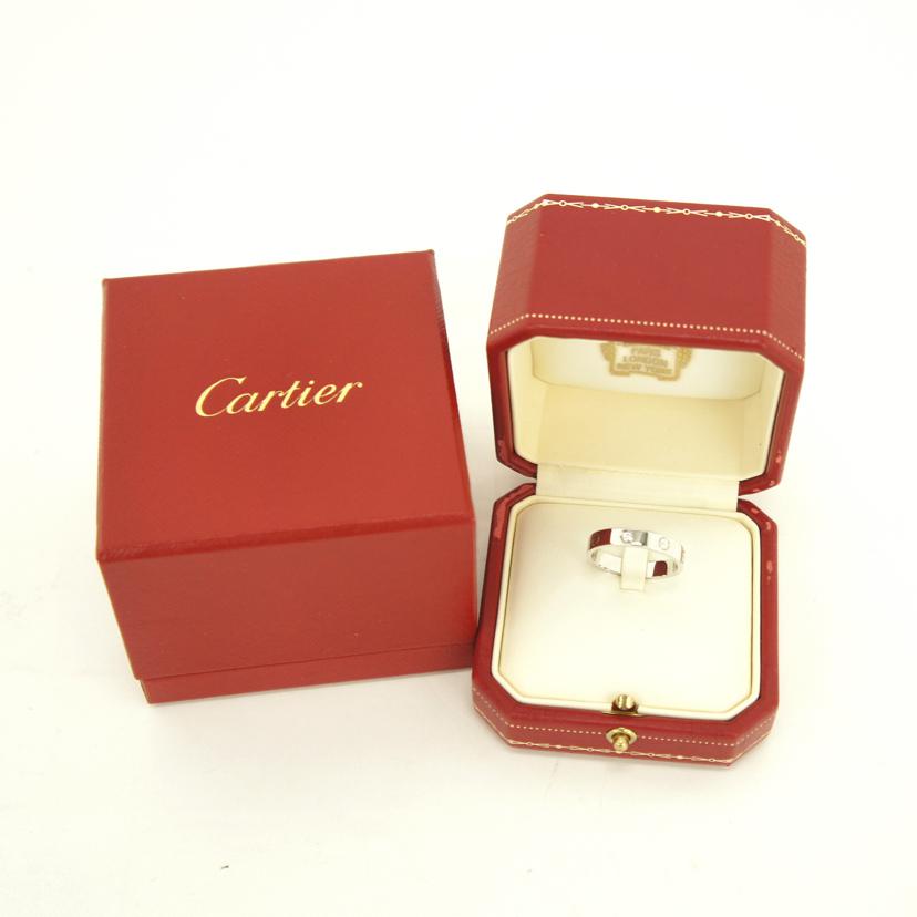 Cartier カルティエ/750WG／ラブリング／1Pダイヤ//ｻｲｽﾞ:59(18.5)/Aランク/91