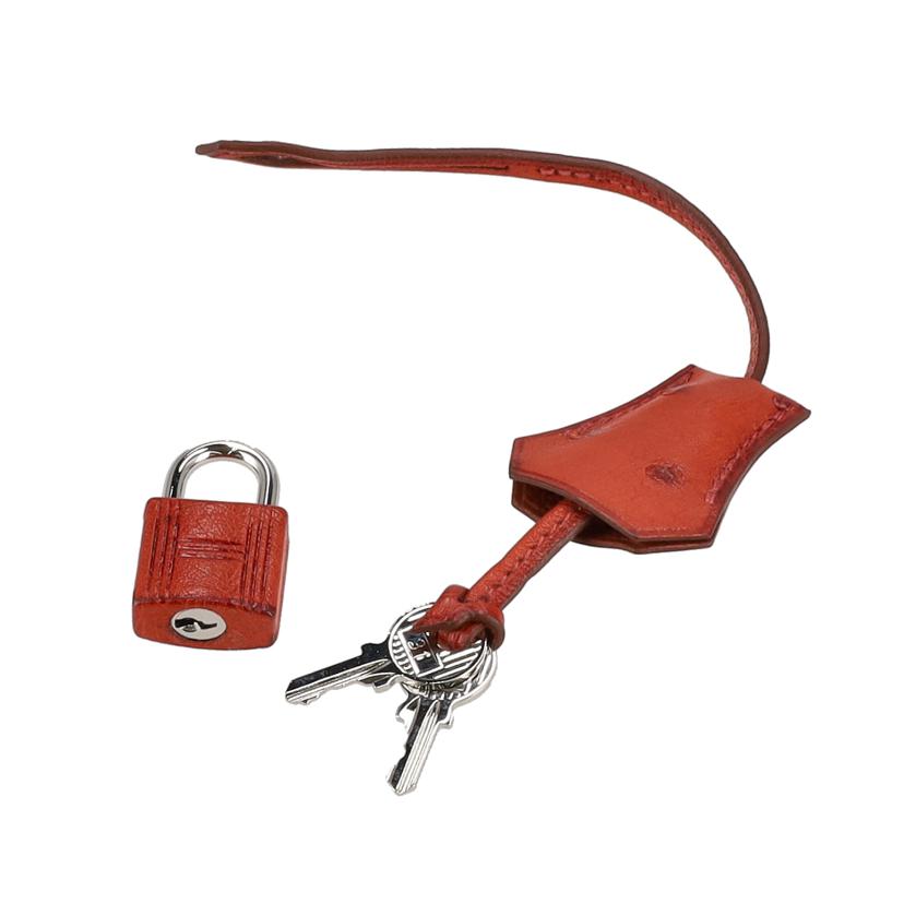 HERMES　 エルメス/ケリー28／オーストリッチ・オランジュ／シルバー金具/001859CC//□Ａ刻*/SAランク/24