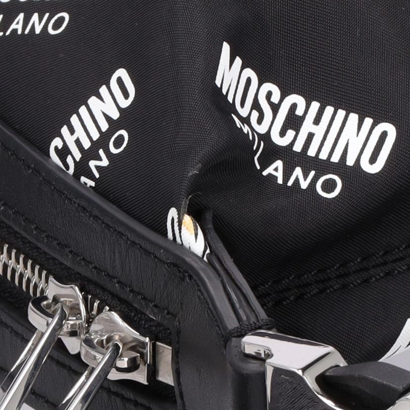 MOSCHINO モスキーノ/ロゴプリントベルトバッグ//Aランク/09