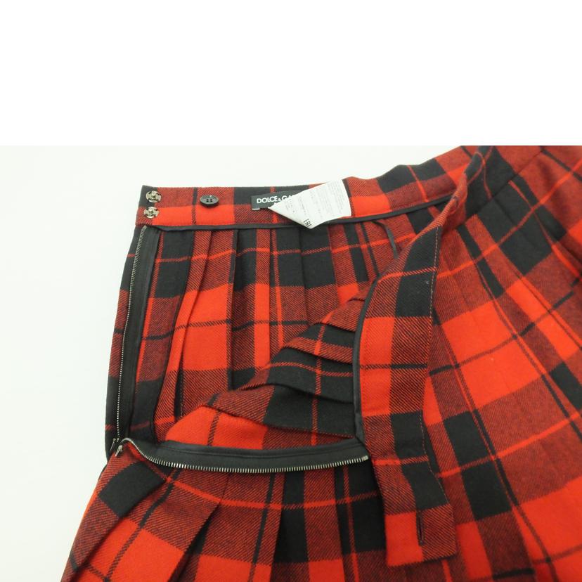 D＆G ドルチェアンドガッバーナ/チェック柄プリーツスカート／サイズ40/SM-F4BDDT/FQMG6-F//ABランク/88