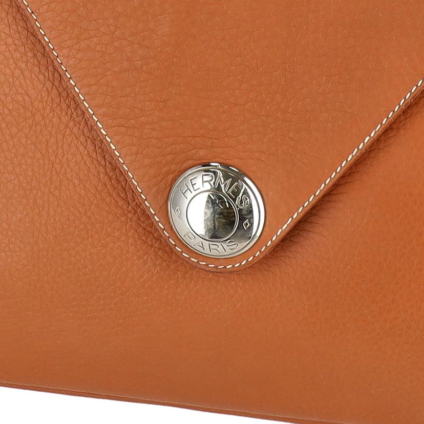 HERMES エルメス/クリスティーヌ／トリヨンクレマンス／ノワゼット//〇P　****/Aランク/24