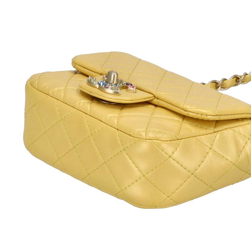 CHANEL シャネル/マトラッセ／ビジューココマークミニショルダー／ラム//146*****/Aランク/24