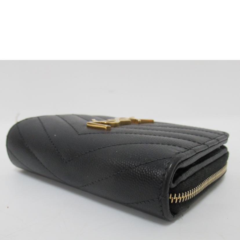 ＳＡＩＮＴ　ＬＡＵＲＥＮＴ/二つ折り財布／ＹＳＬロゴ・レザー/GUF403723//031*/Bランク/63