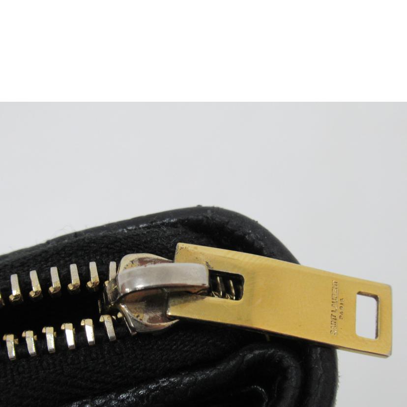 ＳＡＩＮＴ　ＬＡＵＲＥＮＴ/二つ折り財布／ＹＳＬロゴ・レザー/GUF403723//031*/Bランク/63