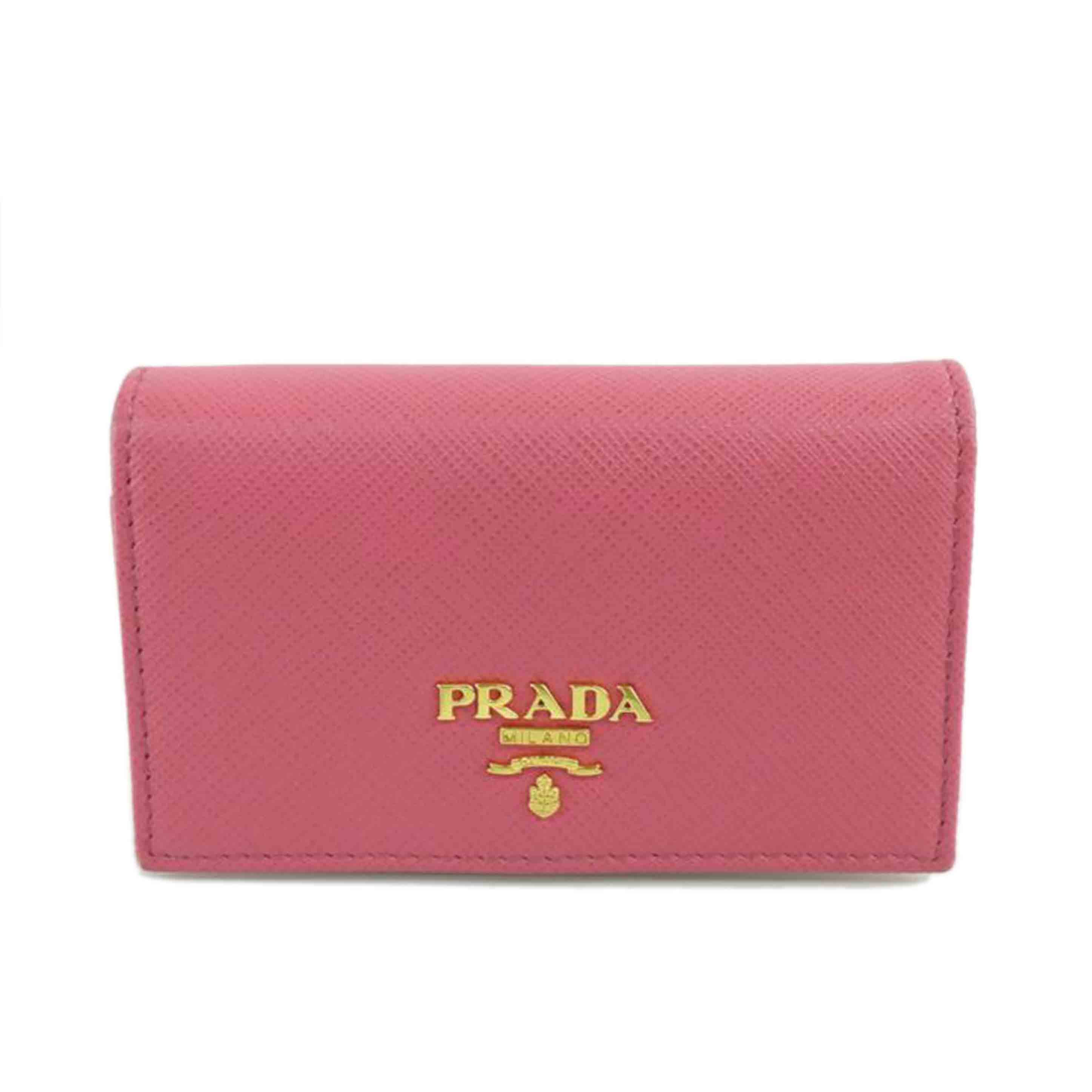 PRADA プラダ/サフィアーノレザー名刺入れ/1MC122//Bランク/64