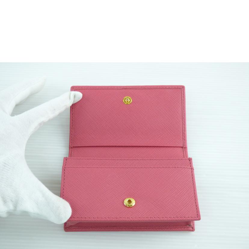 PRADA プラダ/サフィアーノレザー名刺入れ/1MC122//Bランク/64