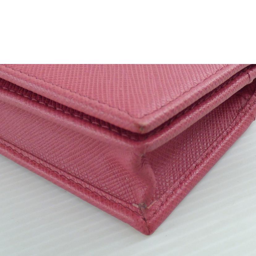 PRADA プラダ/サフィアーノレザー名刺入れ/1MC122//Bランク/64