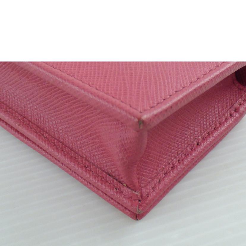 PRADA プラダ/サフィアーノレザー名刺入れ/1MC122//Bランク/64