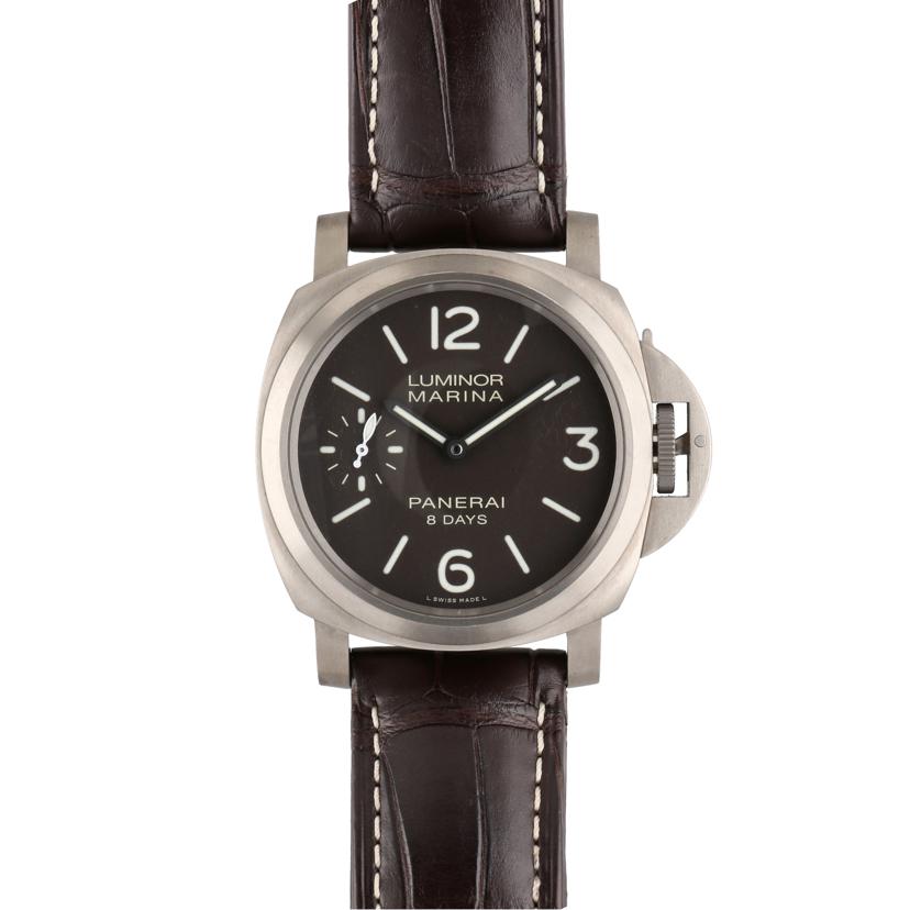 PANERAI パネライ/◎ルミノールマリーナ・8デイズ・チタニオ／手巻/PAM00564//BB1******/SAランク/75
