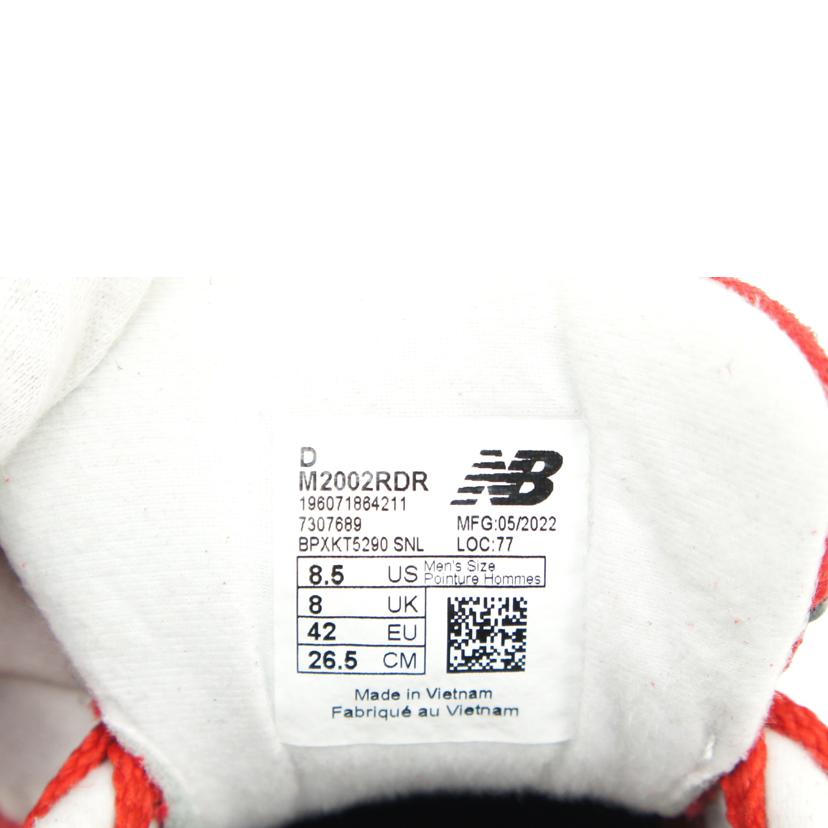 NB ニューバランス/2002R／チームレッド/M2002RDR//ｻｲｽﾞ:26.5cm/Aランク/75