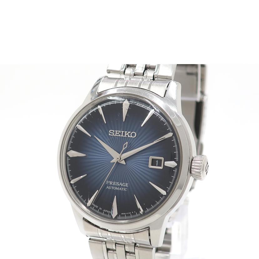 SEIKO セイコー/プレサージュ　オートマチック　風防キズ　ベルト社外品/4R35-01T0//785***/Bランク/65