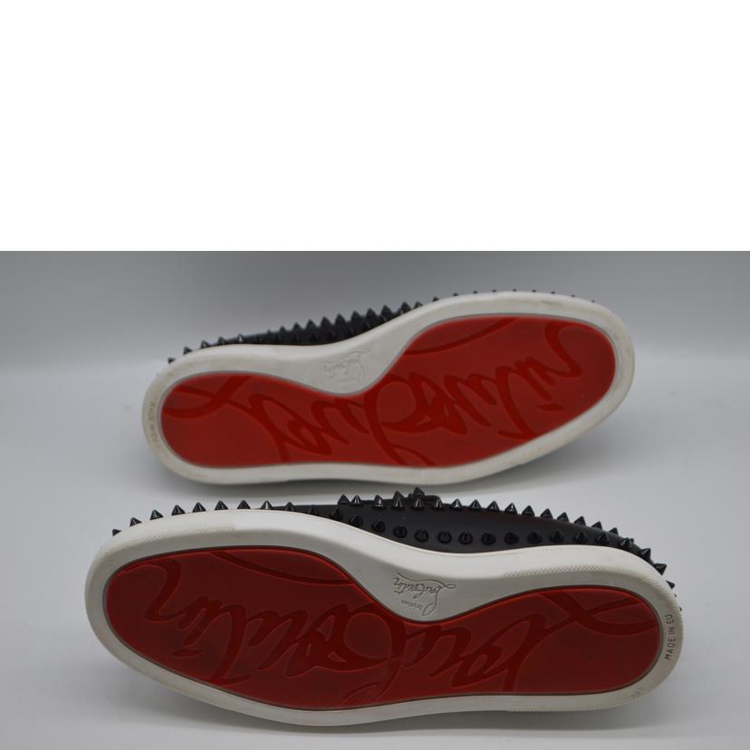 C．Louboutin クリスチャンルブタン/スパイクスタッズレザースリッポン／26．5cm/3130344//ABランク/89