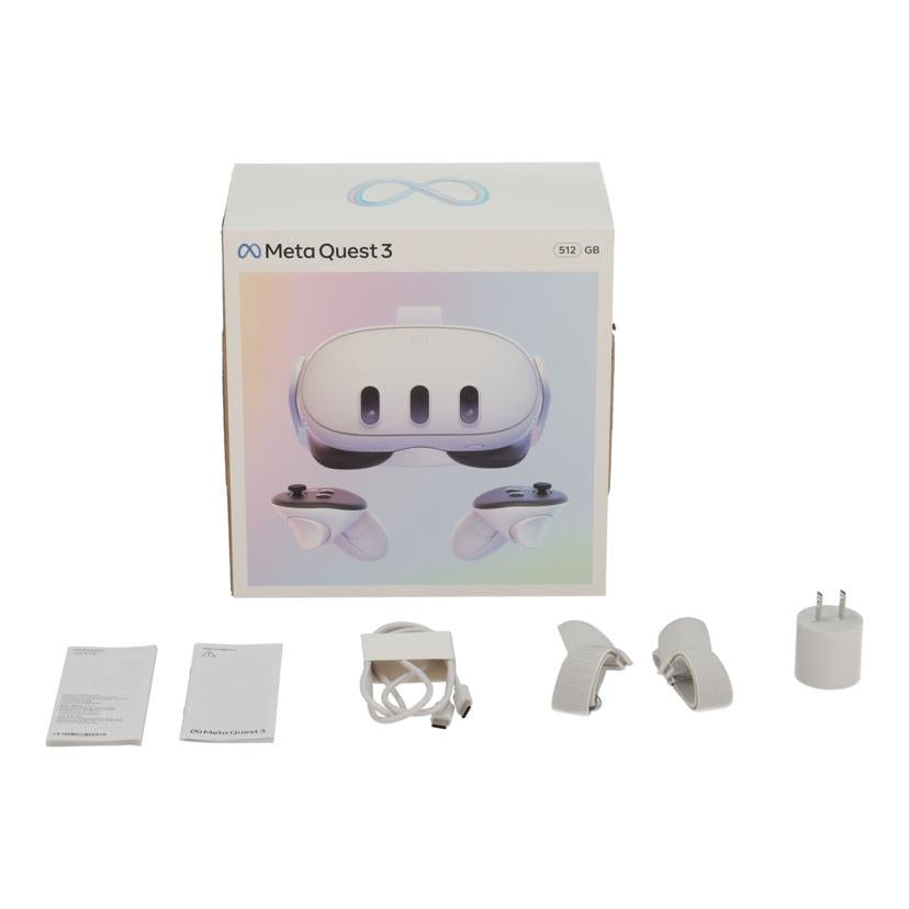 Meta　Facebook メタ　/VRヘッドセット／Meta　Quest3　512GB/899-00594-01//2G0YBWRG7V05XW/ABランク/75
