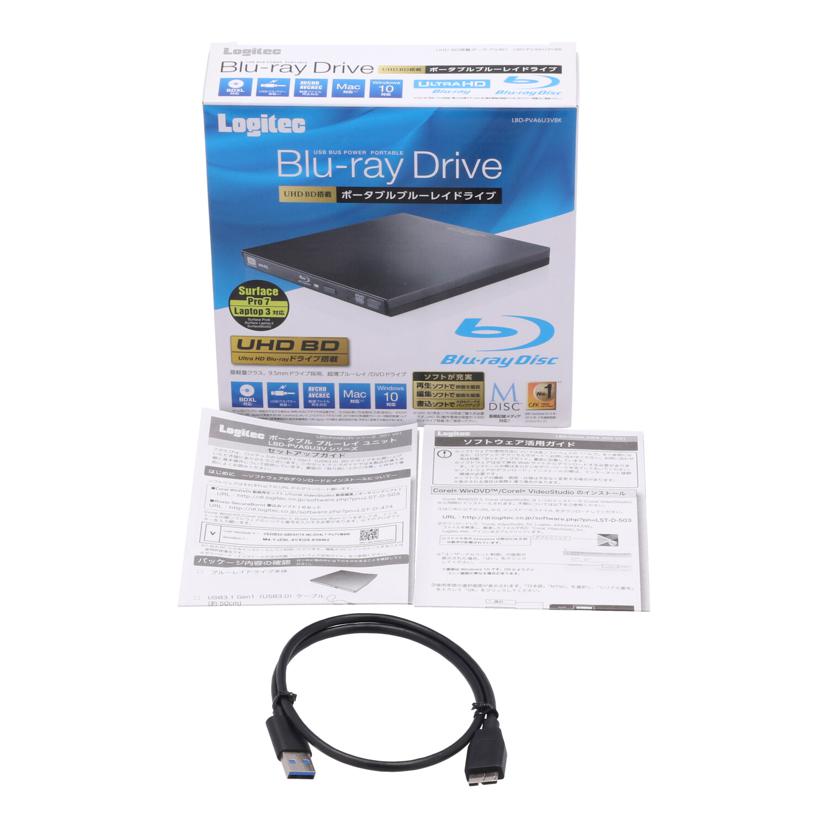 Logitec ロジテック　/ポータブルBDドライブ/LBD-PVA6U3VBK //0AG823501630C/Bランク/62
