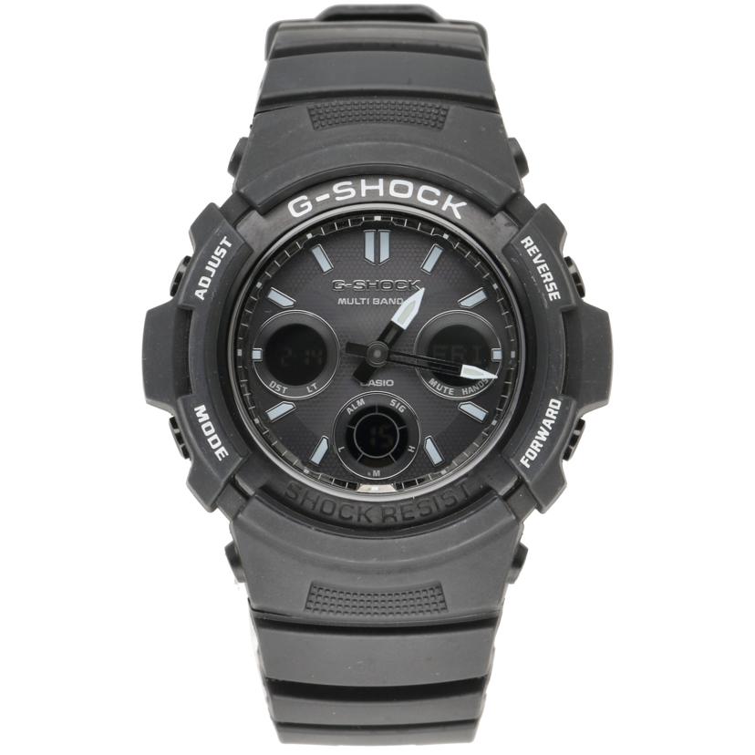 CASIO カシオ/G－SHOCK／　電波ソーラー／　ブラック/AWG-M100BW//523*/Bランク/70