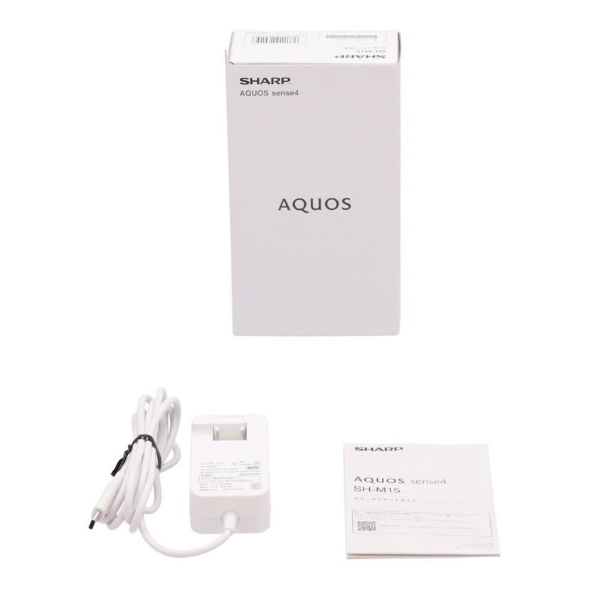 SHARP シャープ/スマートフォン／AQUOS　sense4　64GB/SH-M15//354963111044476/Bランク/75