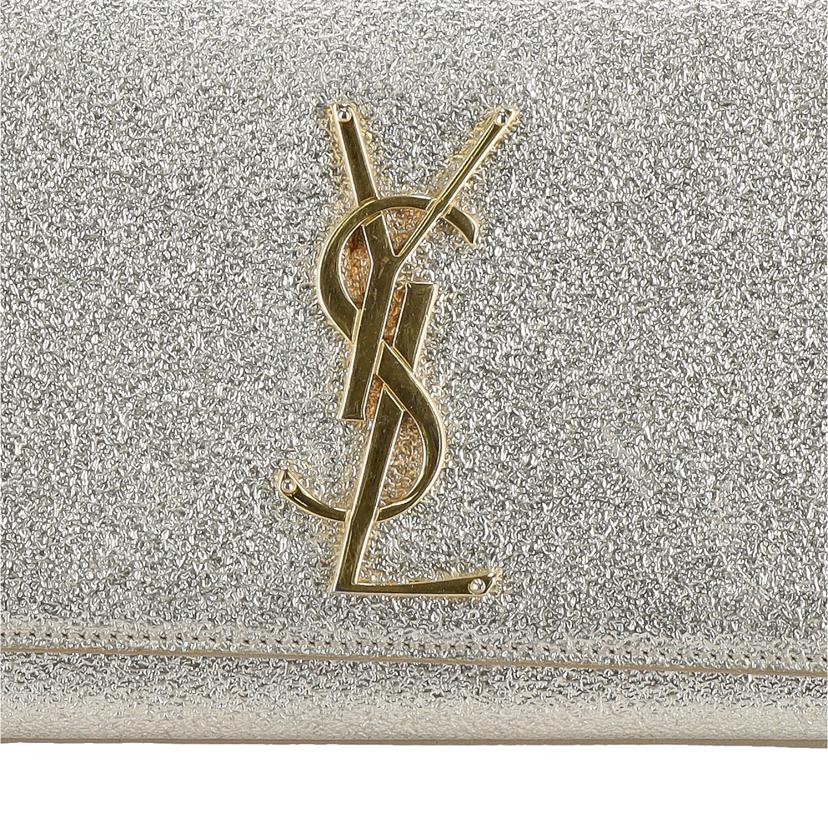 SAINT　LAURENT サンローラン/　ケイトメタリックレザーチェーンショルダー　/354121//UF.****/Aランク/24