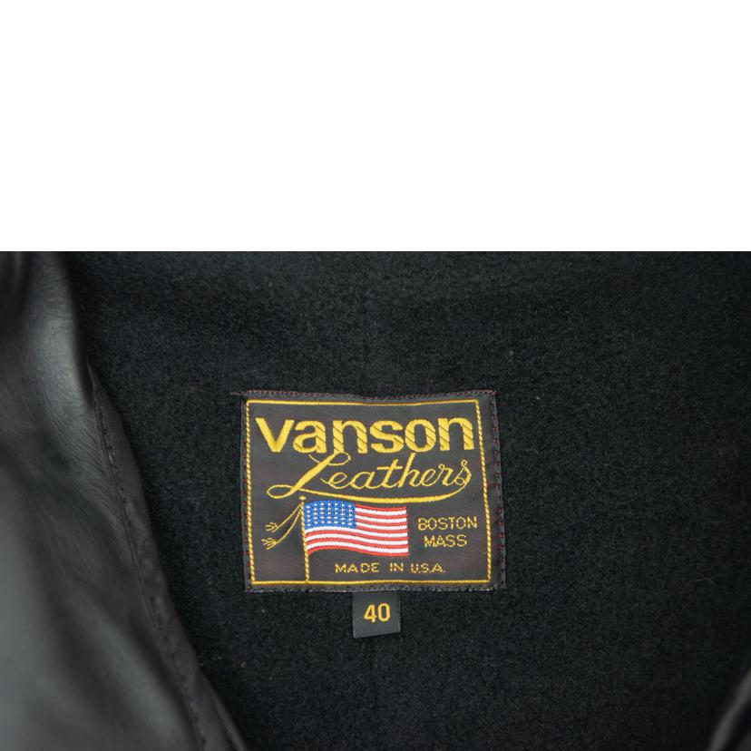 vanson バンソン/レザーライダースジャケット／ライナー付//Bランク/05