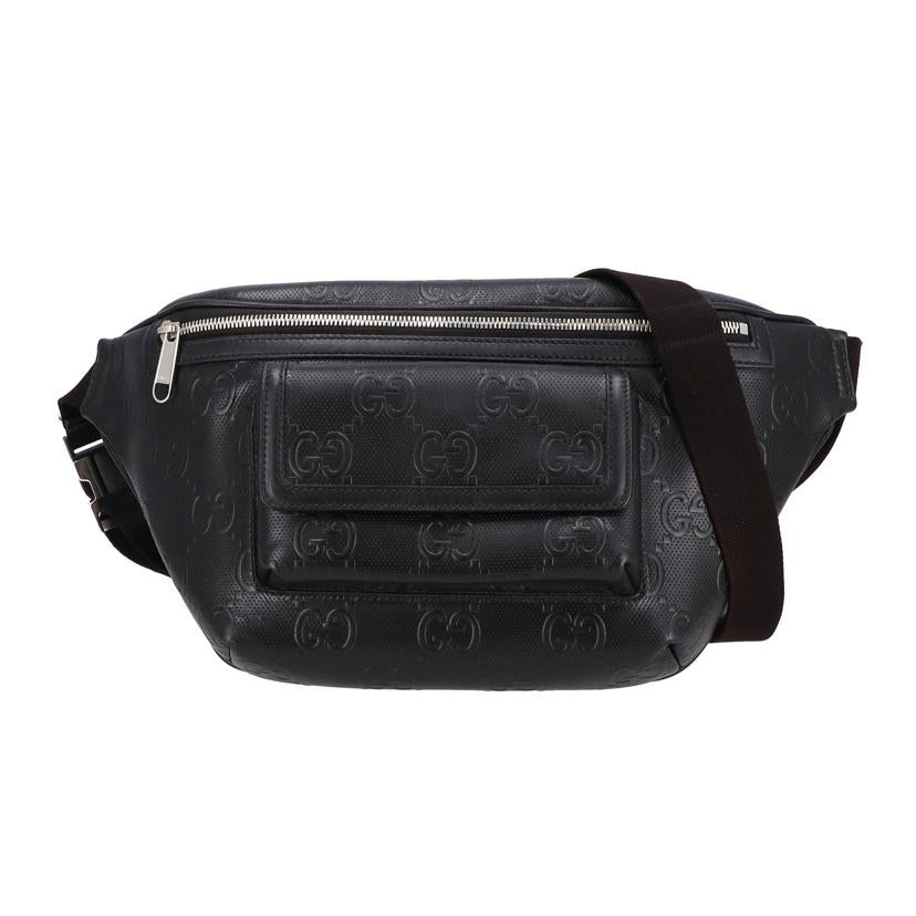 GUCCI/GGエンボスレザーベルトバッグ/6450931W3CN//525***/Bランク/24