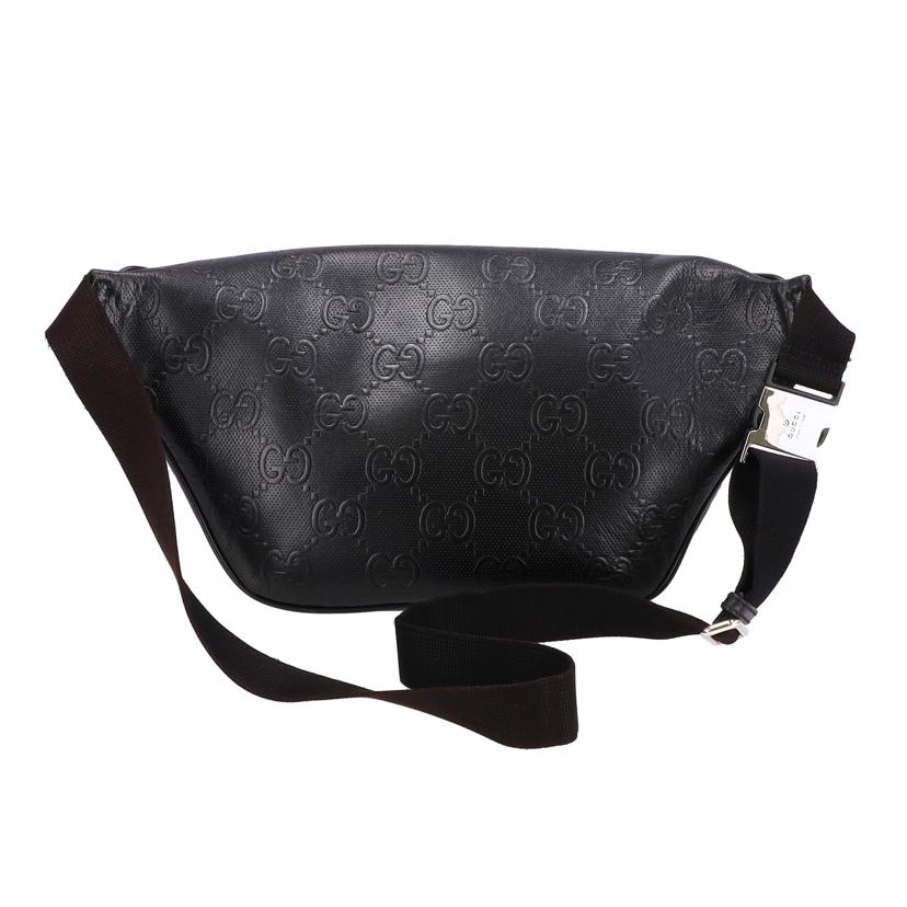 GUCCI/GGエンボスレザーベルトバッグ/6450931W3CN//525***/Bランク/24