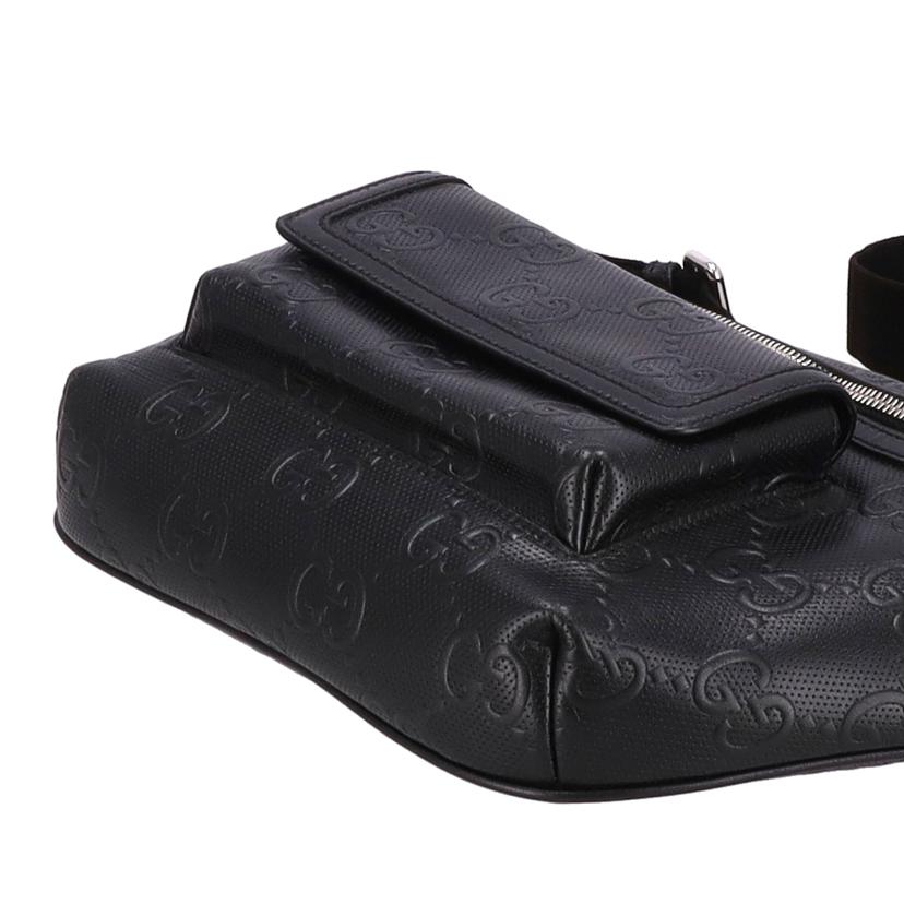 GUCCI/GGエンボスレザーベルトバッグ/6450931W3CN//525***/Bランク/24