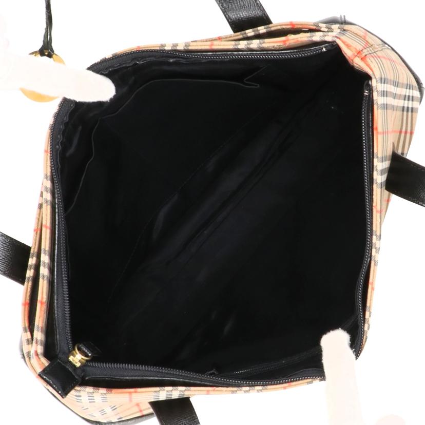 BURBERRY バーバリー/ヘイマーケットチェック シャドウホース ショルダー ハンドバッグ //Aランク/24