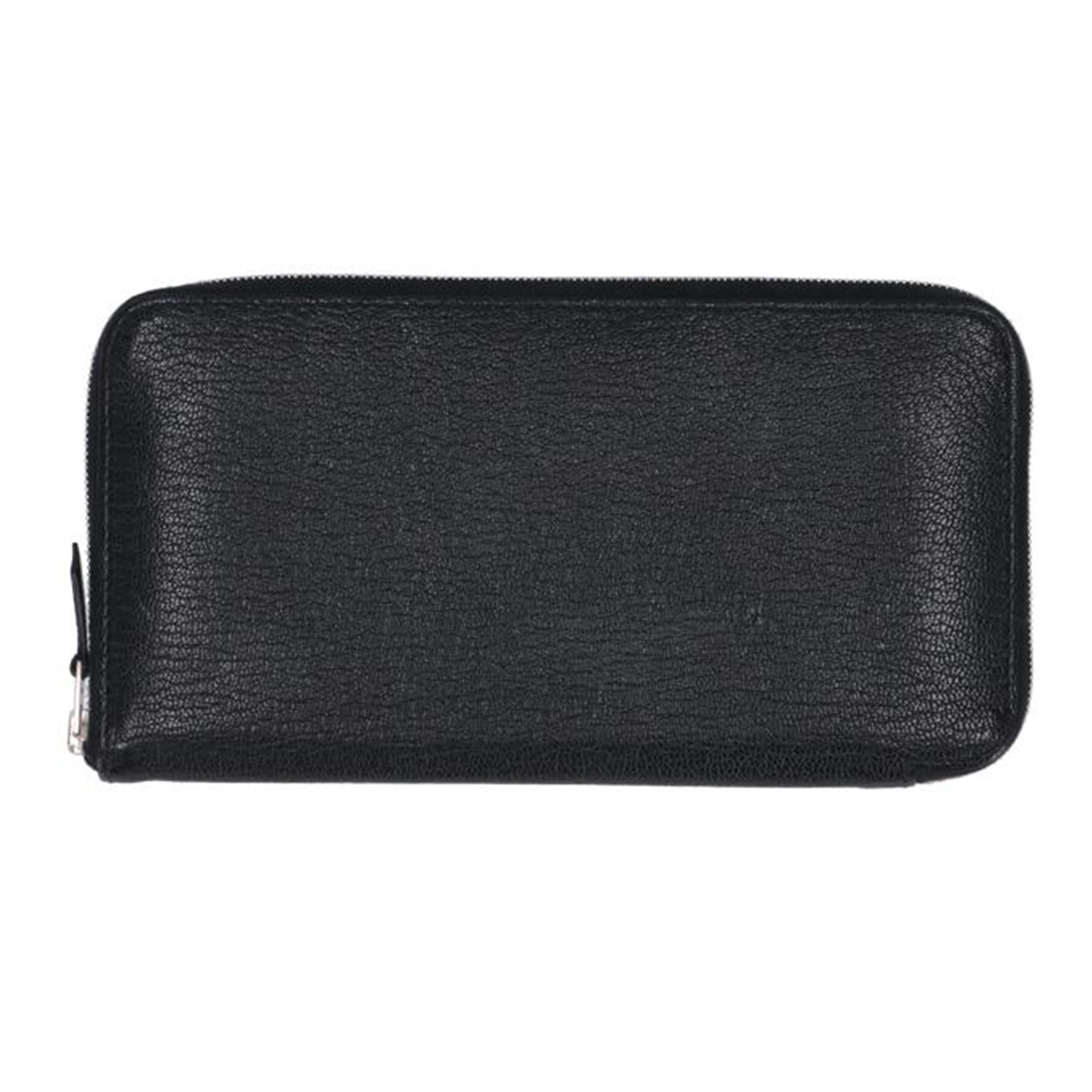 HERMES　 エルメス/アザップロング／シェーブル／ノワール//□Q ******/ABランク/24