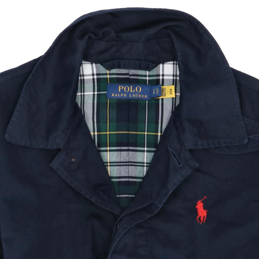 RALPH　LAUREN ラルフローレン/ワンポイントステンカラーコート／ネイビー//Bランク/42
