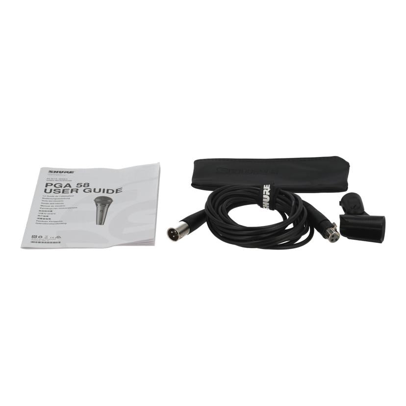 SHURE シュア　/ダイナミックマイク/PGA58-XLR//3RD0132931/Aランク/82