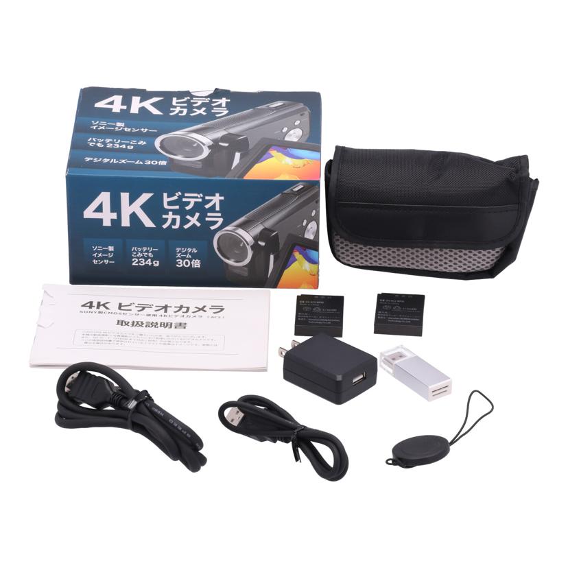RWC AC2 4K ビデオカメラ ハンディカメラ 付属品多数 RWC AC2 4K ビデオカメラ ハンディカメラ 付属品多数