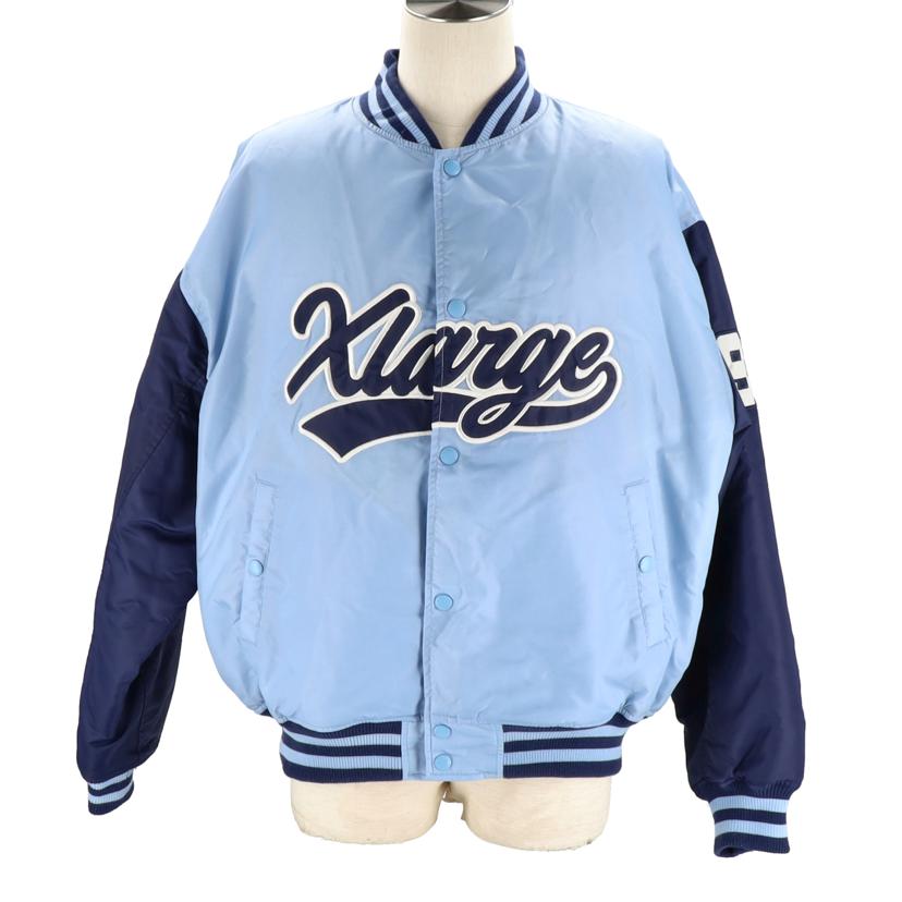X　RALGE エクストララージ/ナイロンスタジャン　ブルー//ABランク/42