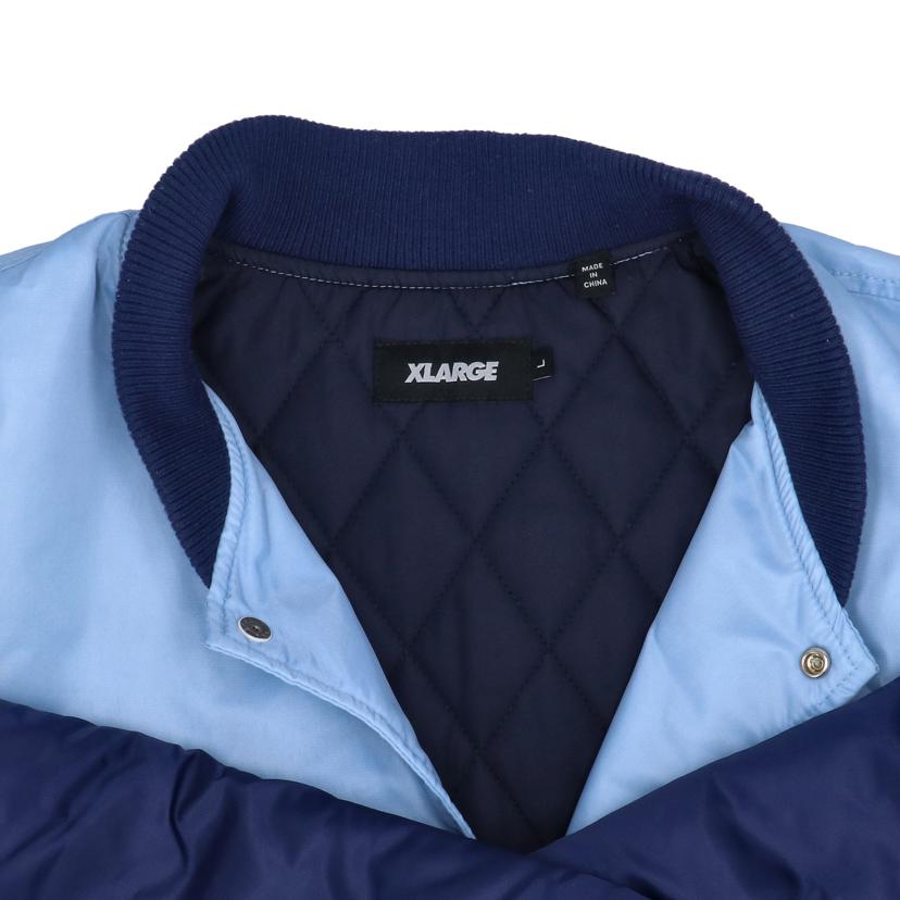 X　RALGE エクストララージ/ナイロンスタジャン　ブルー//ABランク/42