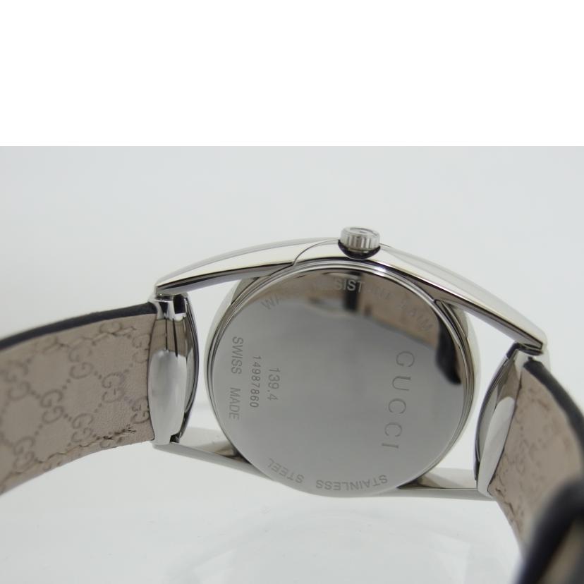 GUCCI グッチ/ホースビット35mm／ブラック文字盤／クォーツ/YA139401(139.4)//149*****/ABランク/04