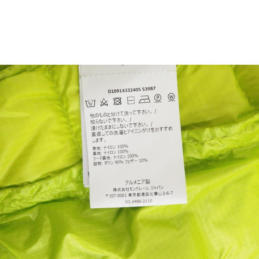 MONCLER モンクレール/MONCLER GIENGILET ダウンベスト/イエロー//ABランク/82