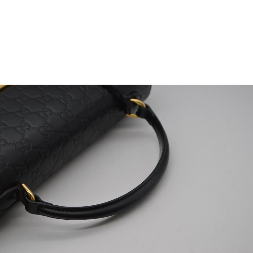 GUCCI グッチ/グッチシマレザーハンド／ノワール/428208//520***/ABランク/89