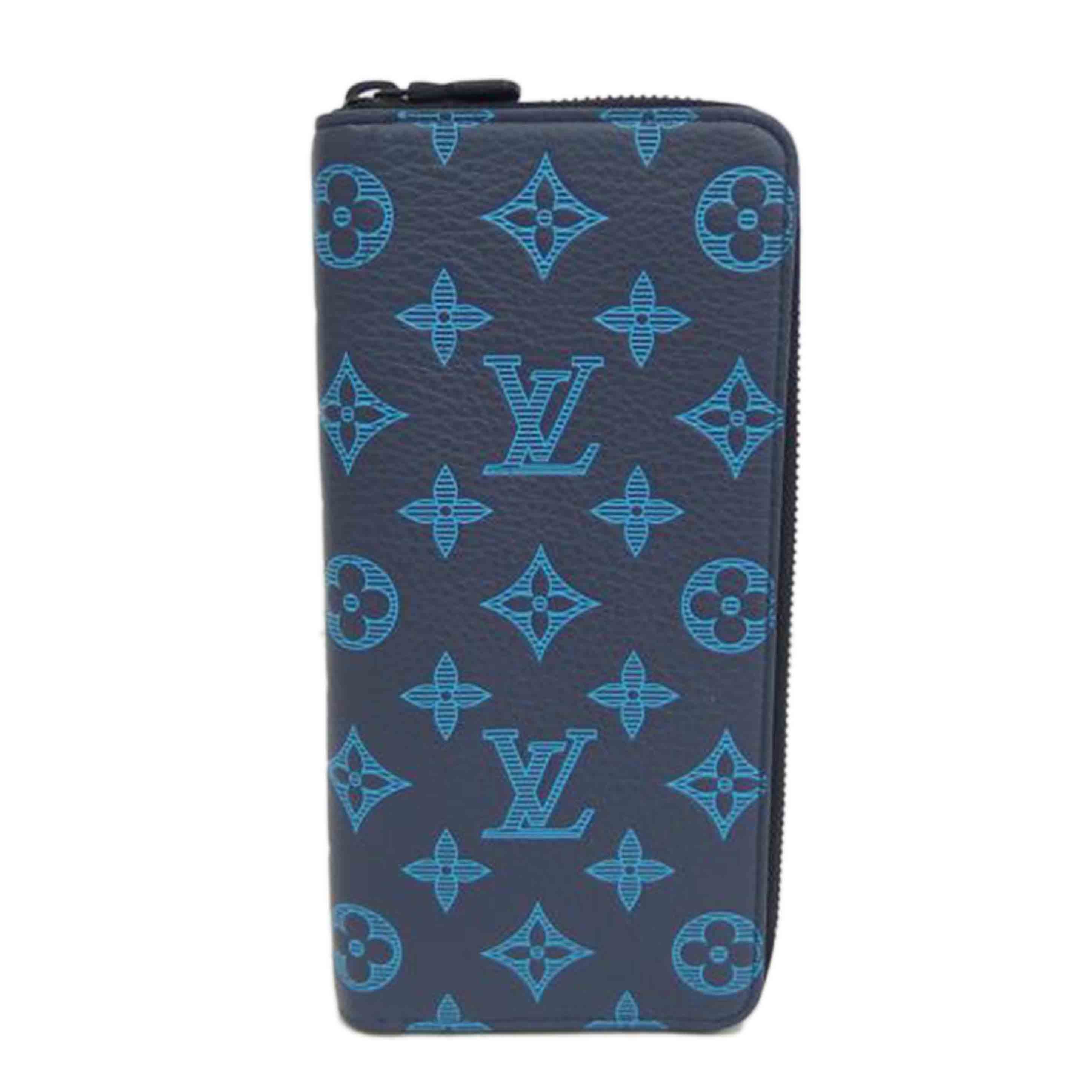 LV ルイ・ヴィトン/ジッピーウォレット・ヴェルティカル　／モノグラムシャドー/M80423//ICﾀ**/ABランク/82