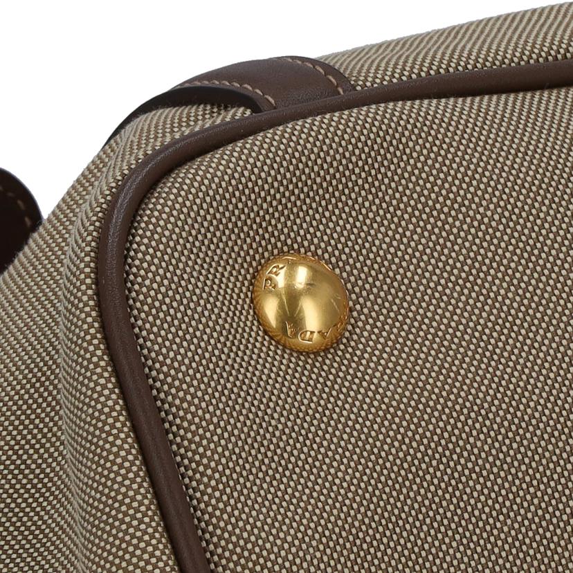 PRADA プラダ/トライアングルロゴ／ジャガード2WAYトート/BN1841//   ***************************************************************************/Aランク/91