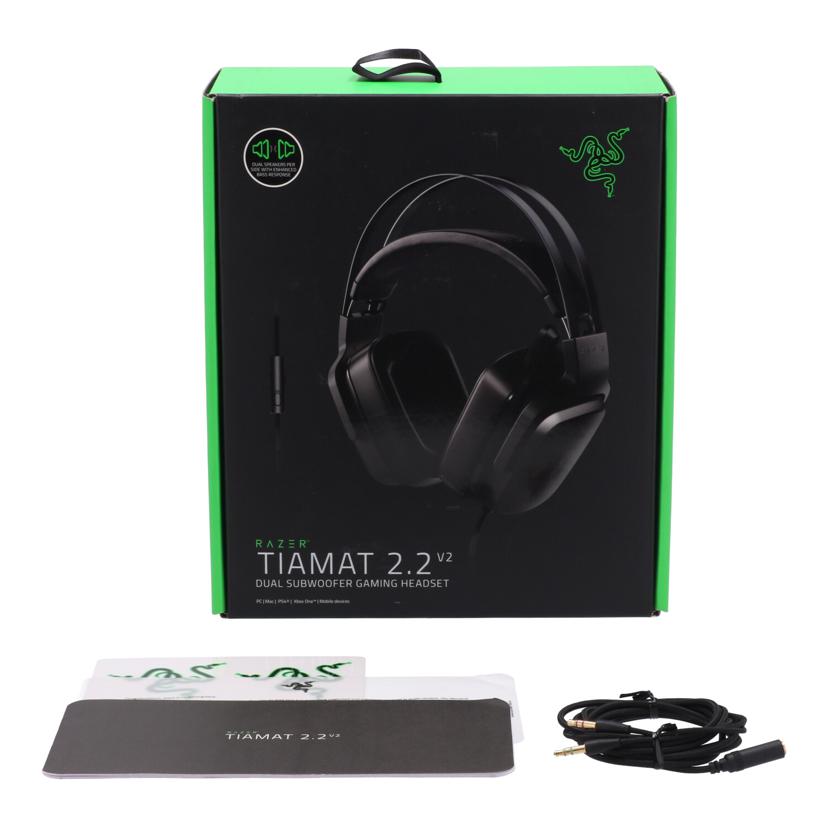 Razer レイザー　/ゲーミングヘッドセット／Tiamat　2．2　V2/RZ04-02080100-R3M1.//-/Bランク/77