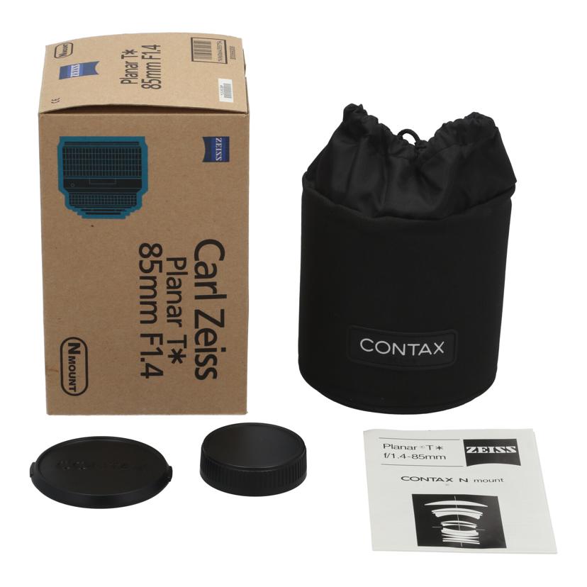 CONTAX　Carl　Zeiss　 コンタックス　/交換レンズ／85mm　Nマウント/Planar T 85mm F1.4//15149158/Bランク/62