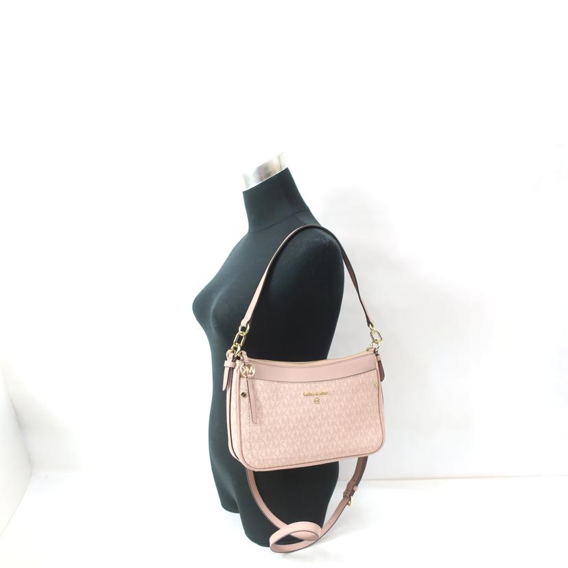 MICHAEL　KORS マイケルコース/2WAYショルダーバッグ　Jet　SET　Charm　SHOULDER　BAG　ピンク　総柄/32S1GT9C8B//SAランク/65