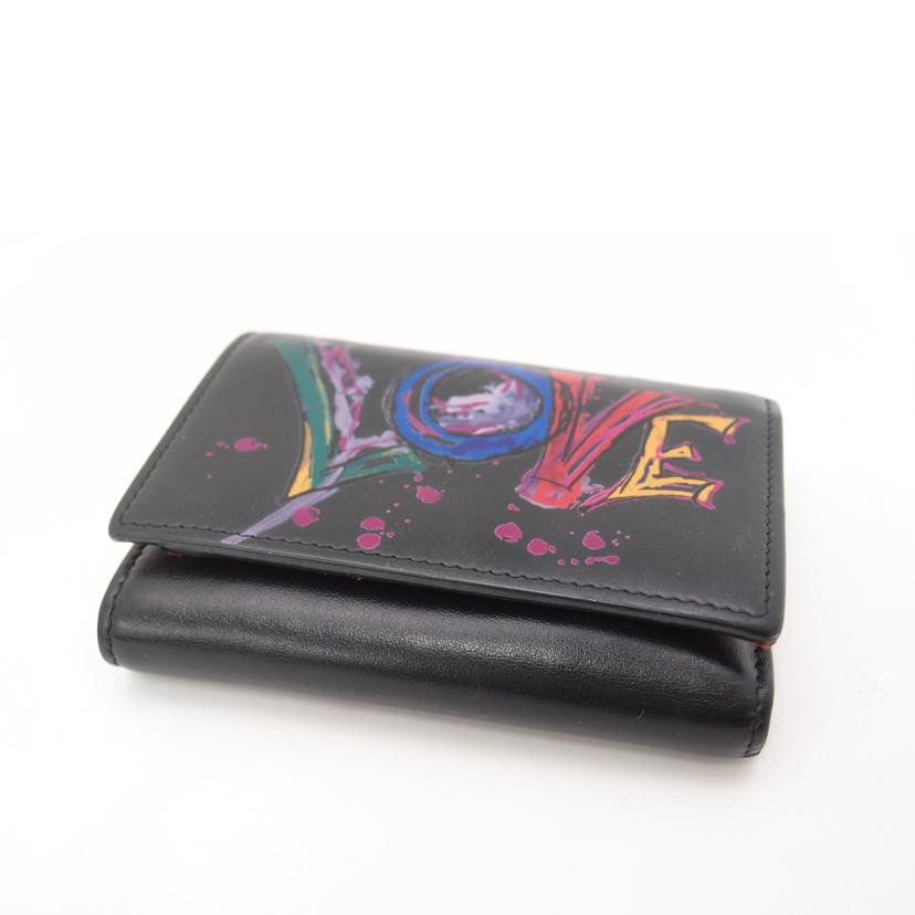 C．Louboutin クリスチャンルブタン/LOVEコンパクト財布／ブラック//ABランク/69