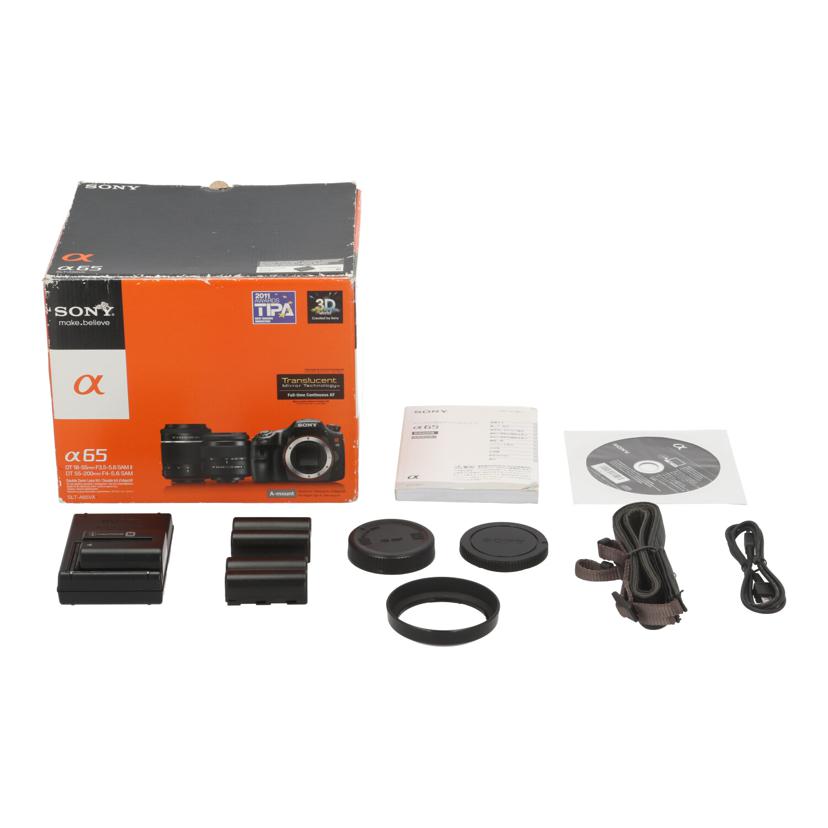 SONY ソニー　/デジタル一眼　レンズキット／α65/SLT-A65V ﾚﾝｽﾞｷｯﾄ//0845778/Bランク/69