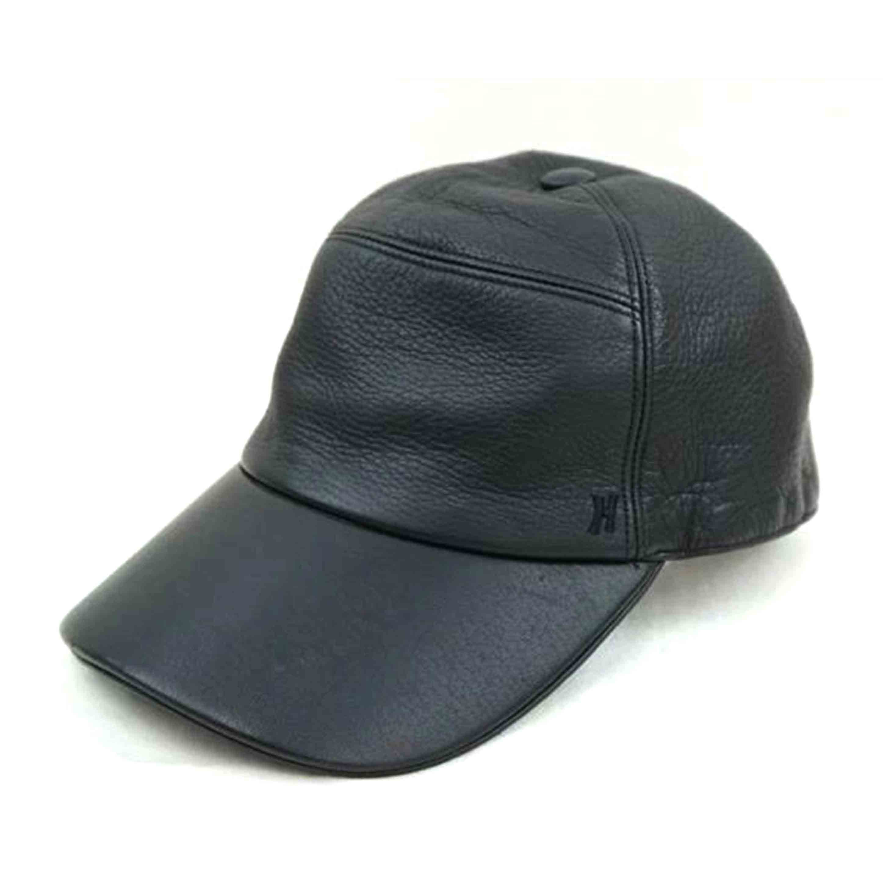 HERMES エルメス/レザーキャップ//ABランク/67