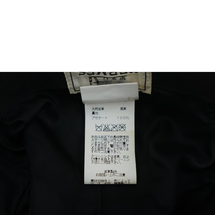 HERMES エルメス/レザーキャップ//ABランク/67