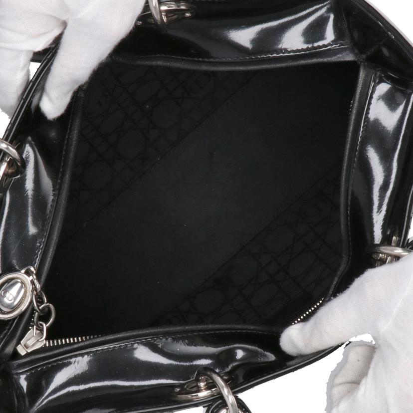 Dior　 ディオール/レディーディオールパテントレザーカナージュ2wayトート//13-*******/Aランク/24