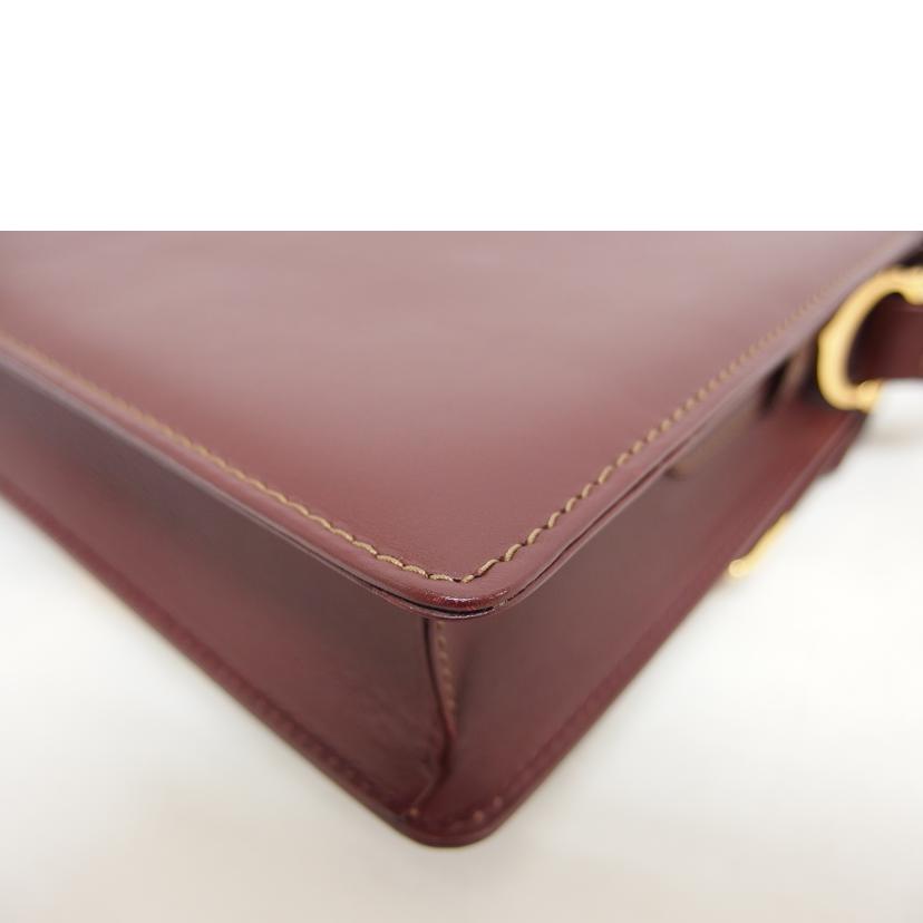 Cartier カルティエ　ショルダーバッグ/マストラインショルダーバッグ／ボルドー//ABランク/04