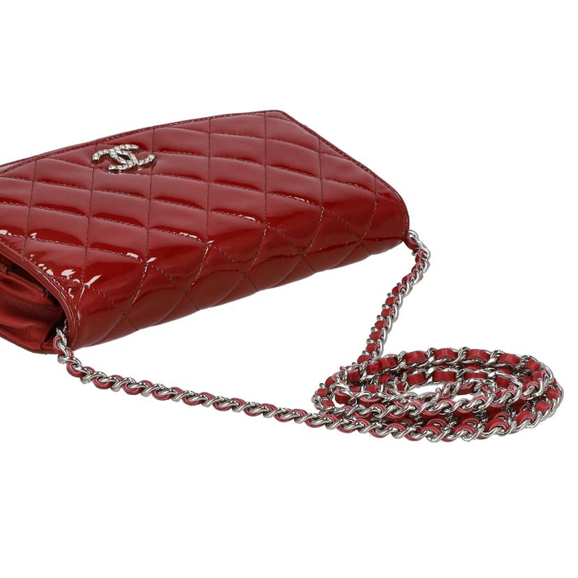 CHANEL　 シャネル/マトラッセ19パテントレザーチェーンウォレット/A48692//155*****/ABランク/24